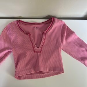 pink out from under go for gold long sleeve